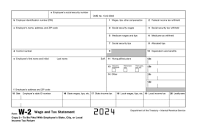 W2 Statndard Tax Filing